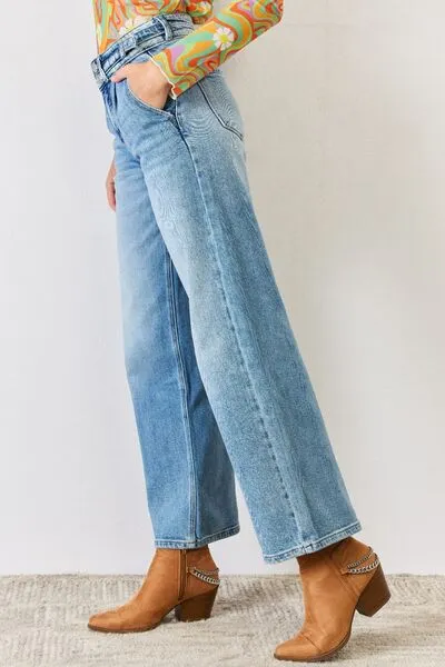 Audrey High Waist Wide Leg Jeans