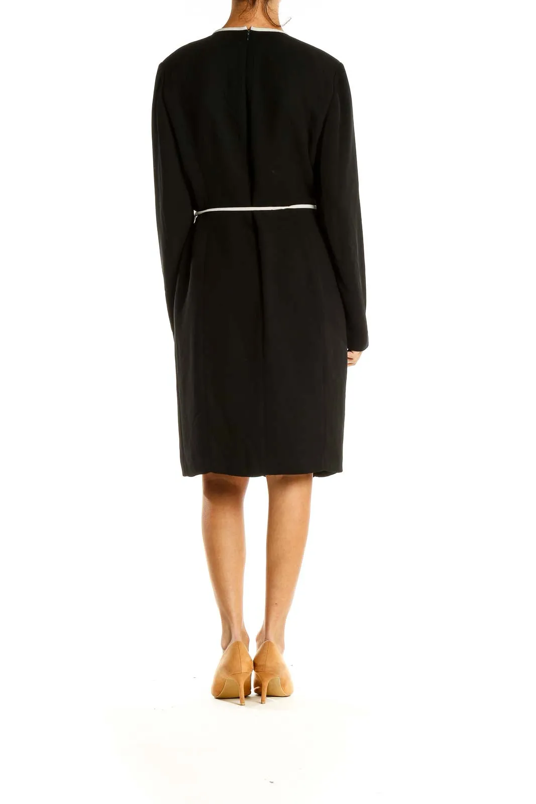 Black Classic Wrap Dress