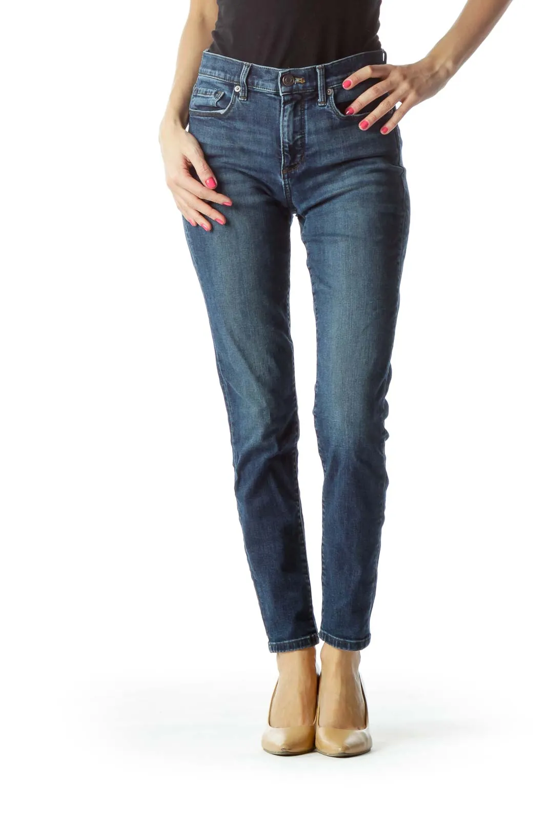 Blue Denim Skinny Jeans