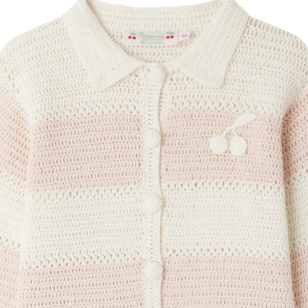 Bonpoint Chunky Knit Cotton Cardigan