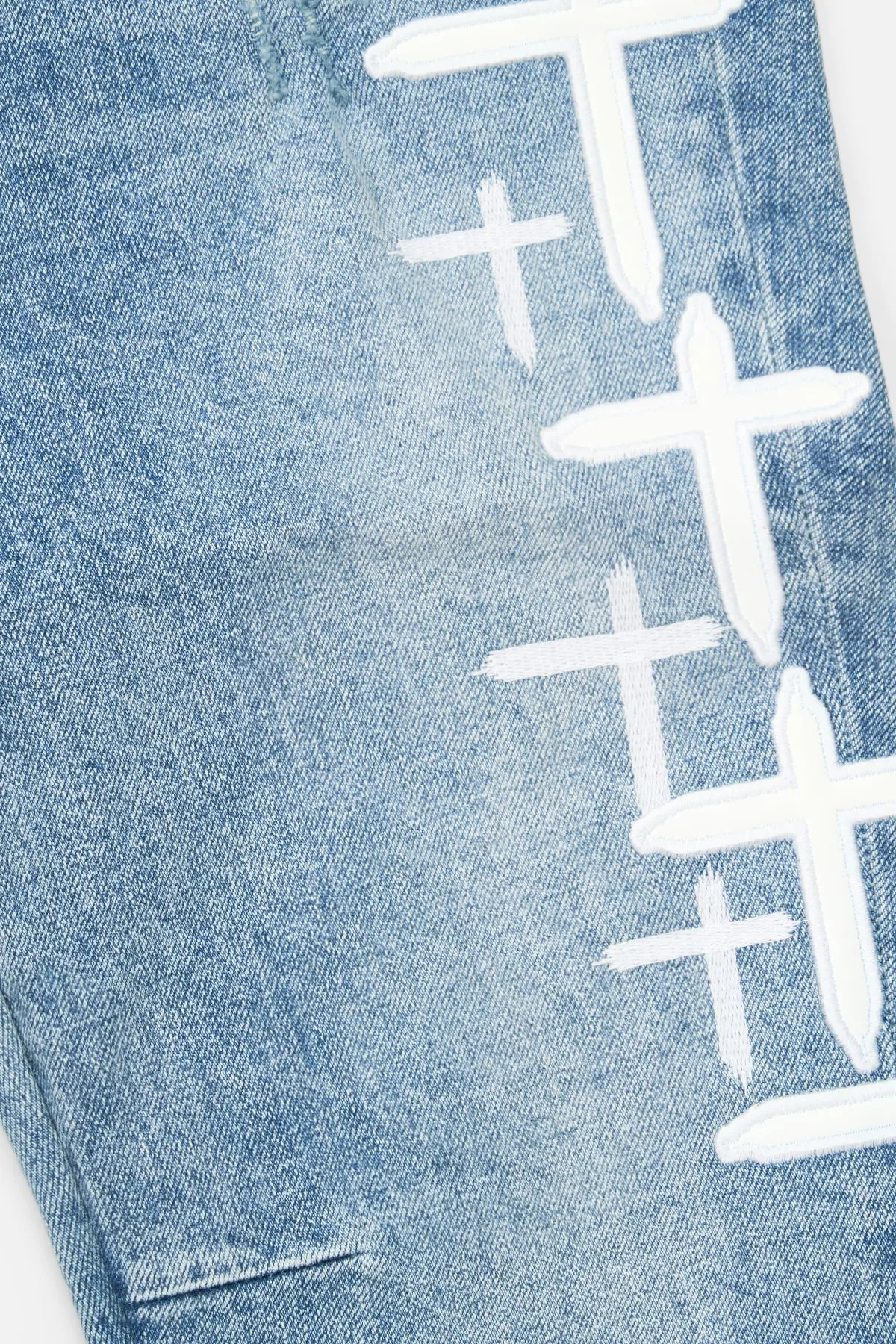 BRYANT SKINNY JEAN | BLUE CROSS PATCHES