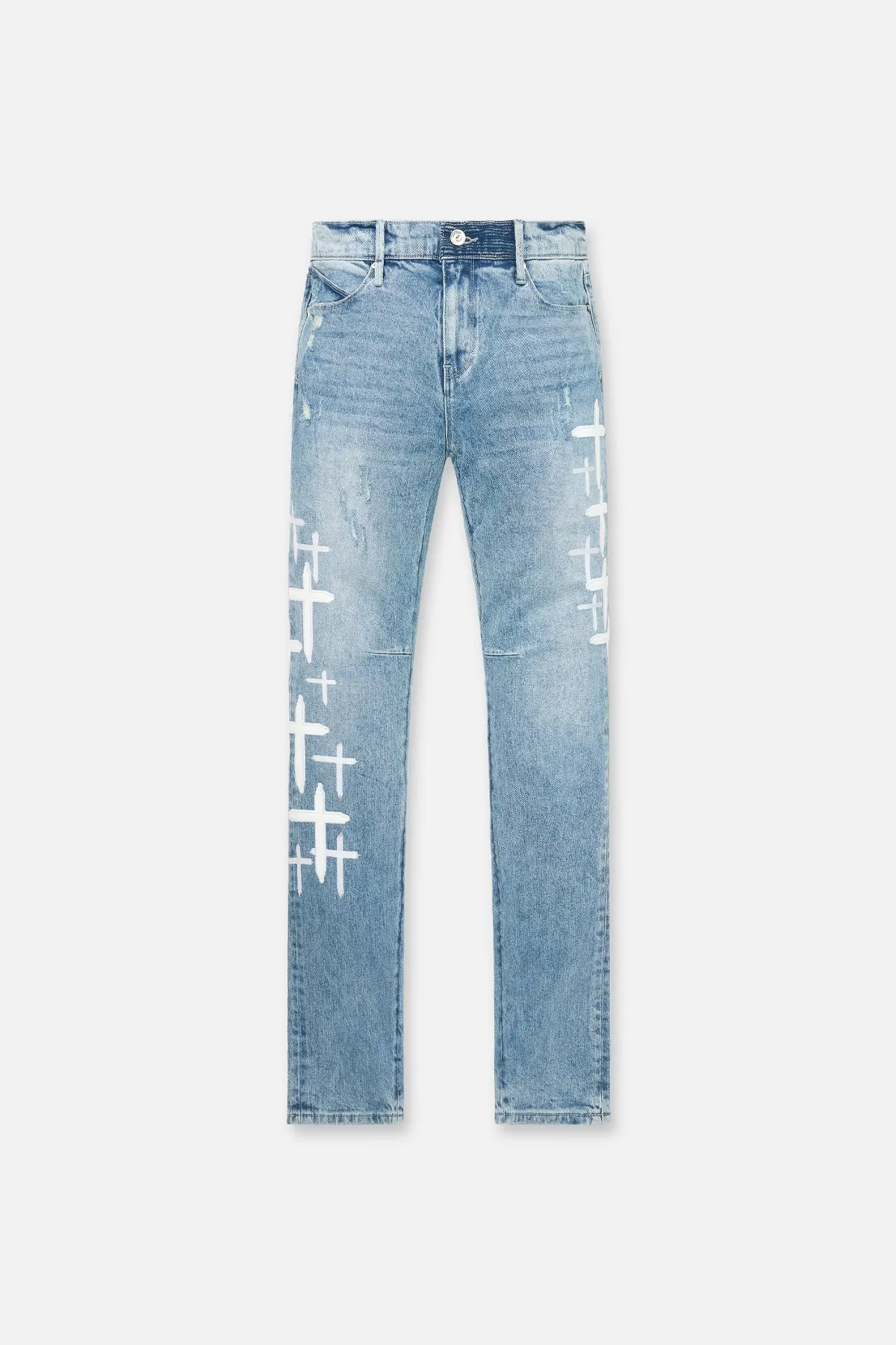 BRYANT SKINNY JEAN | BLUE CROSS PATCHES