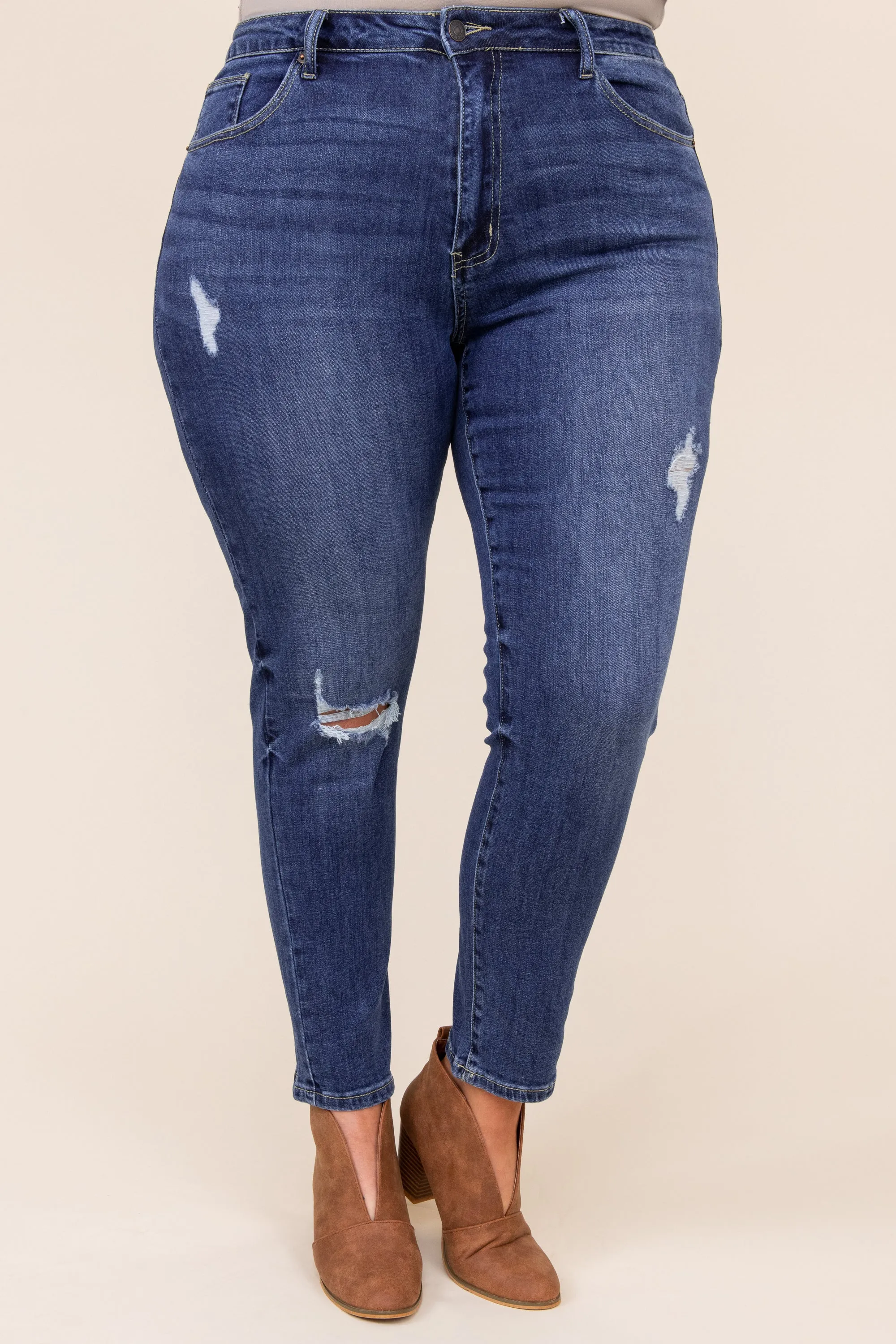 Camera Shy Jeggings, Dark Wash