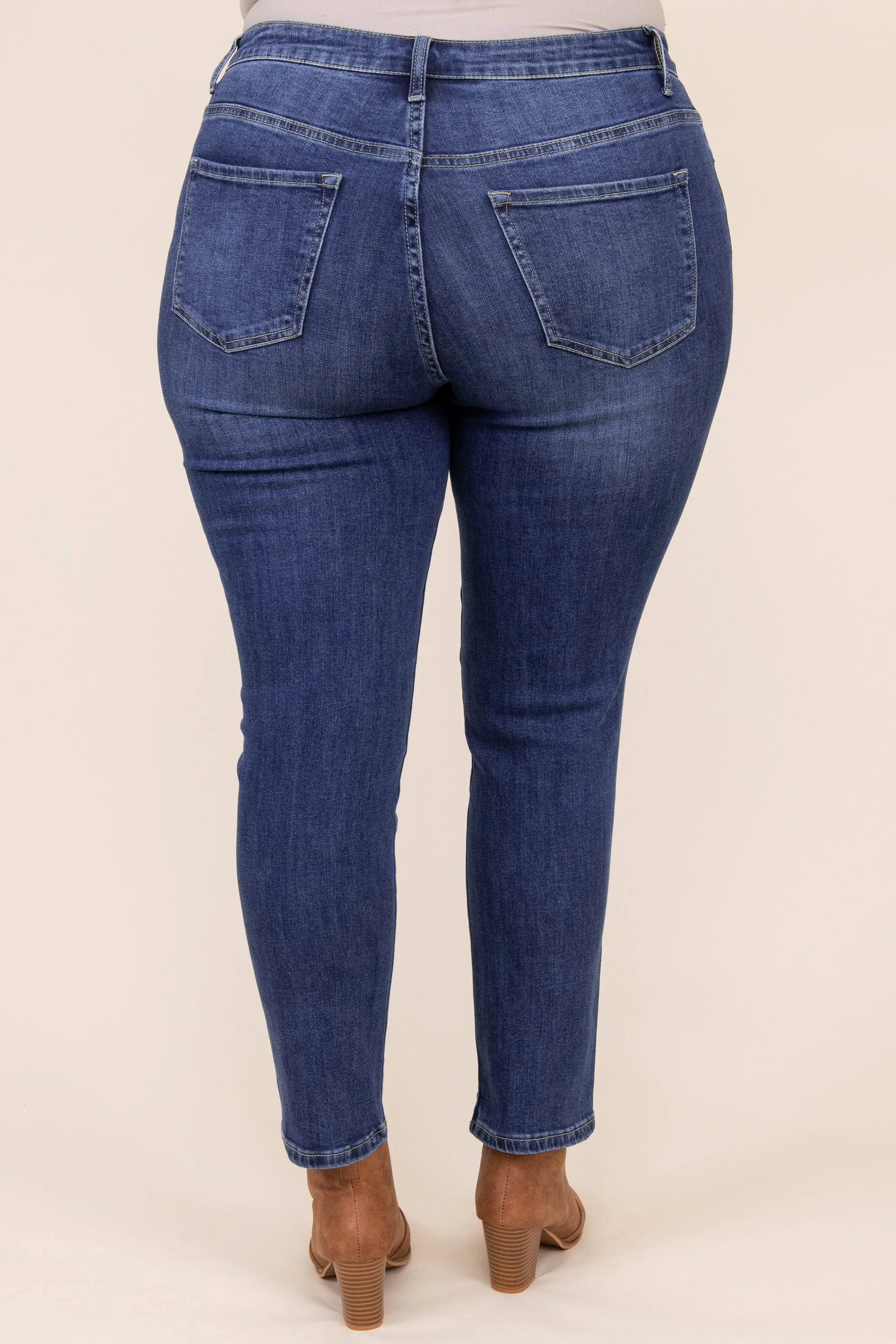 Camera Shy Jeggings, Dark Wash