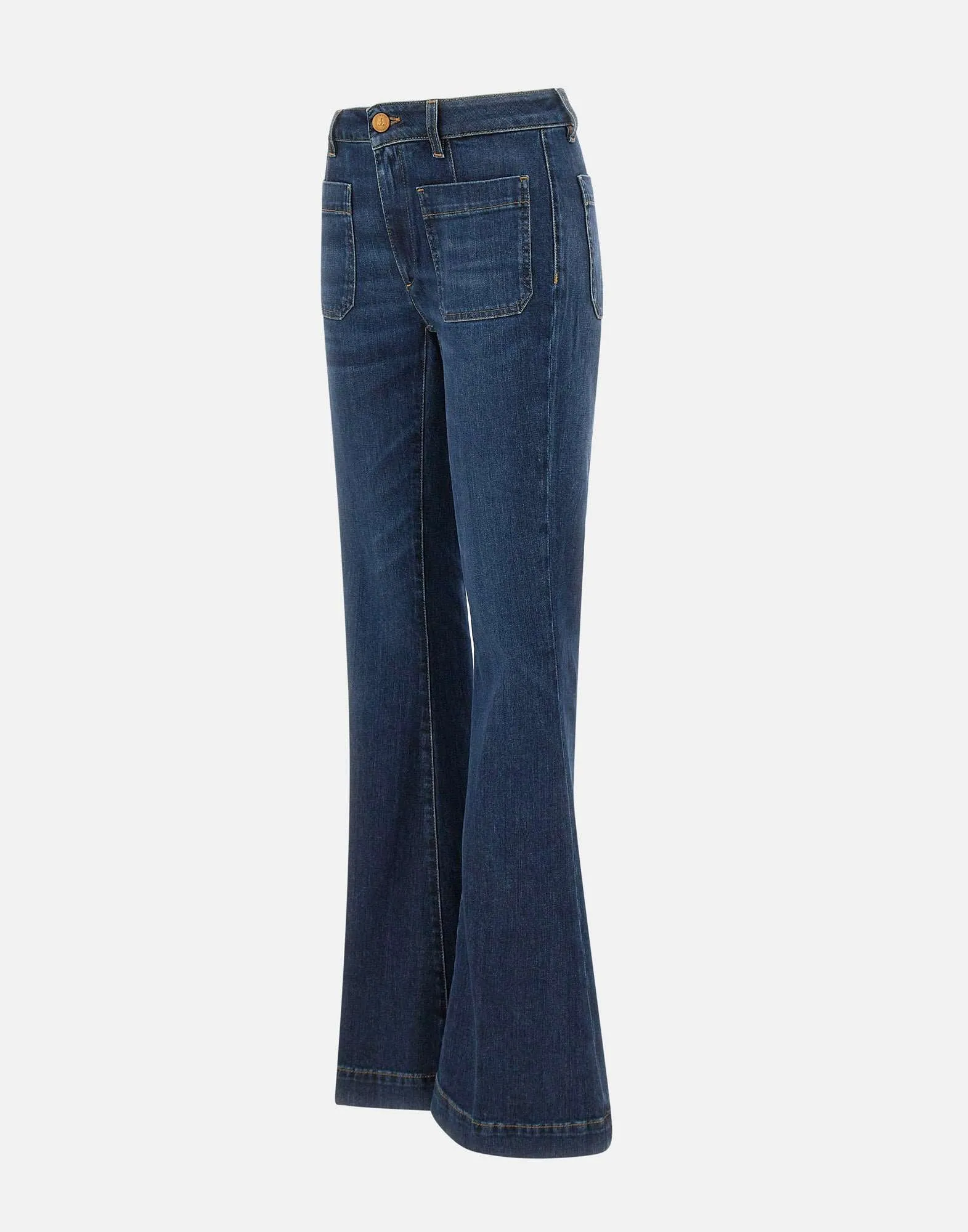 Delphine High Waist Flared Jeans