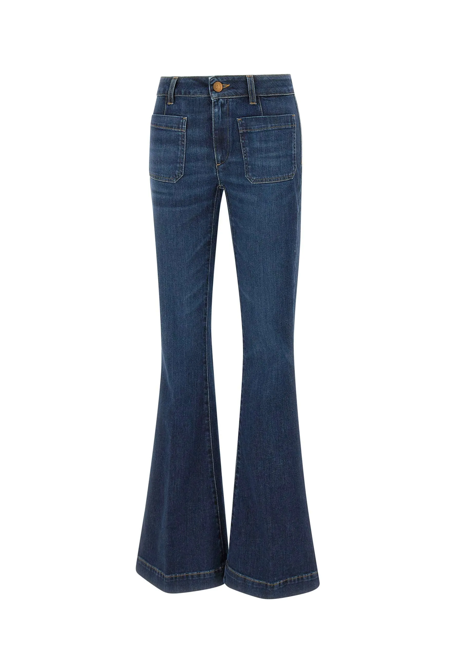 Delphine High Waist Flared Jeans