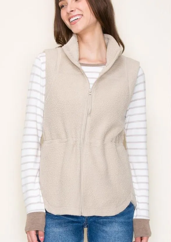 Finley Fleece Vests - 3 Colors! - FINAL SALE