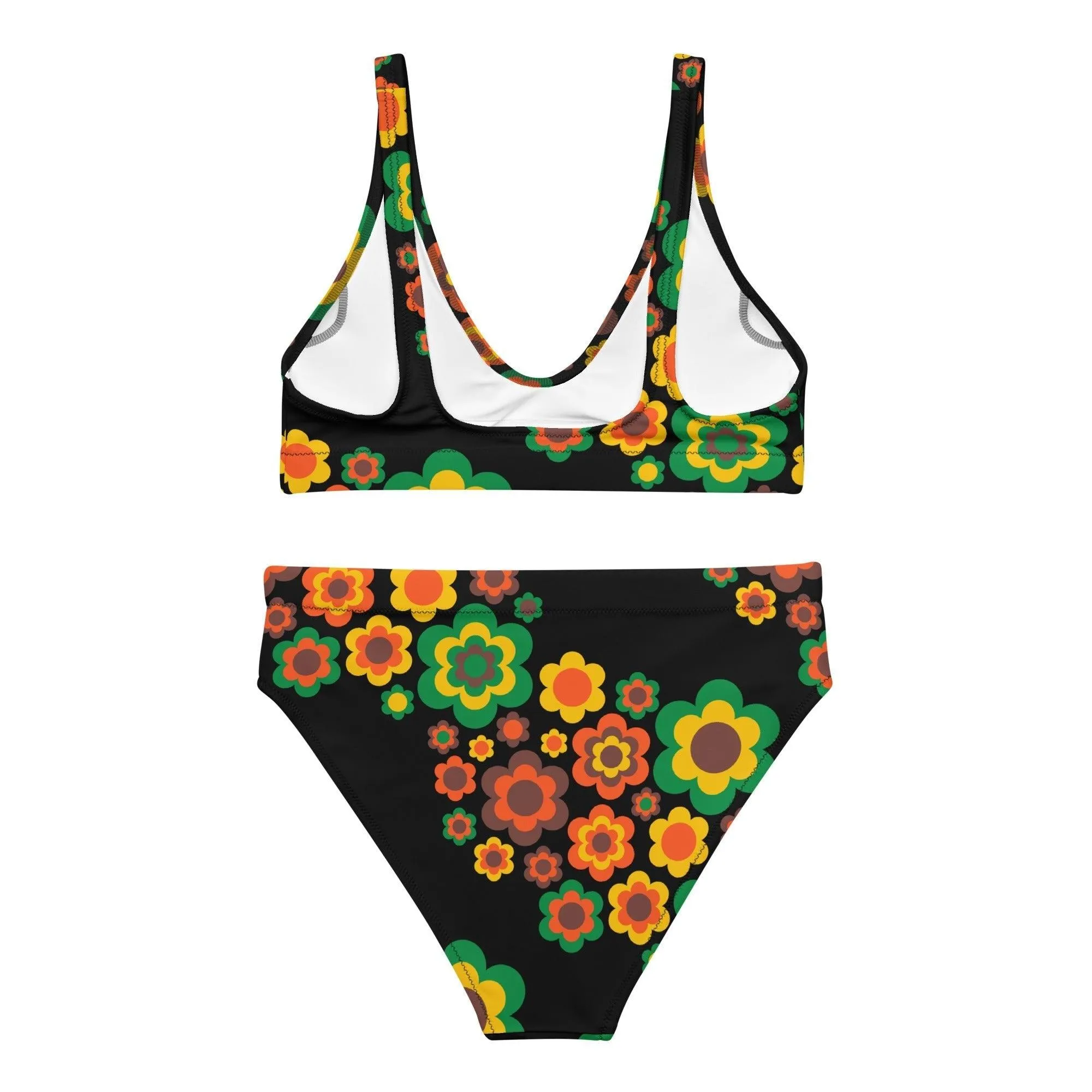 FLORA FOREVER retro - Bikinis made of recycled material