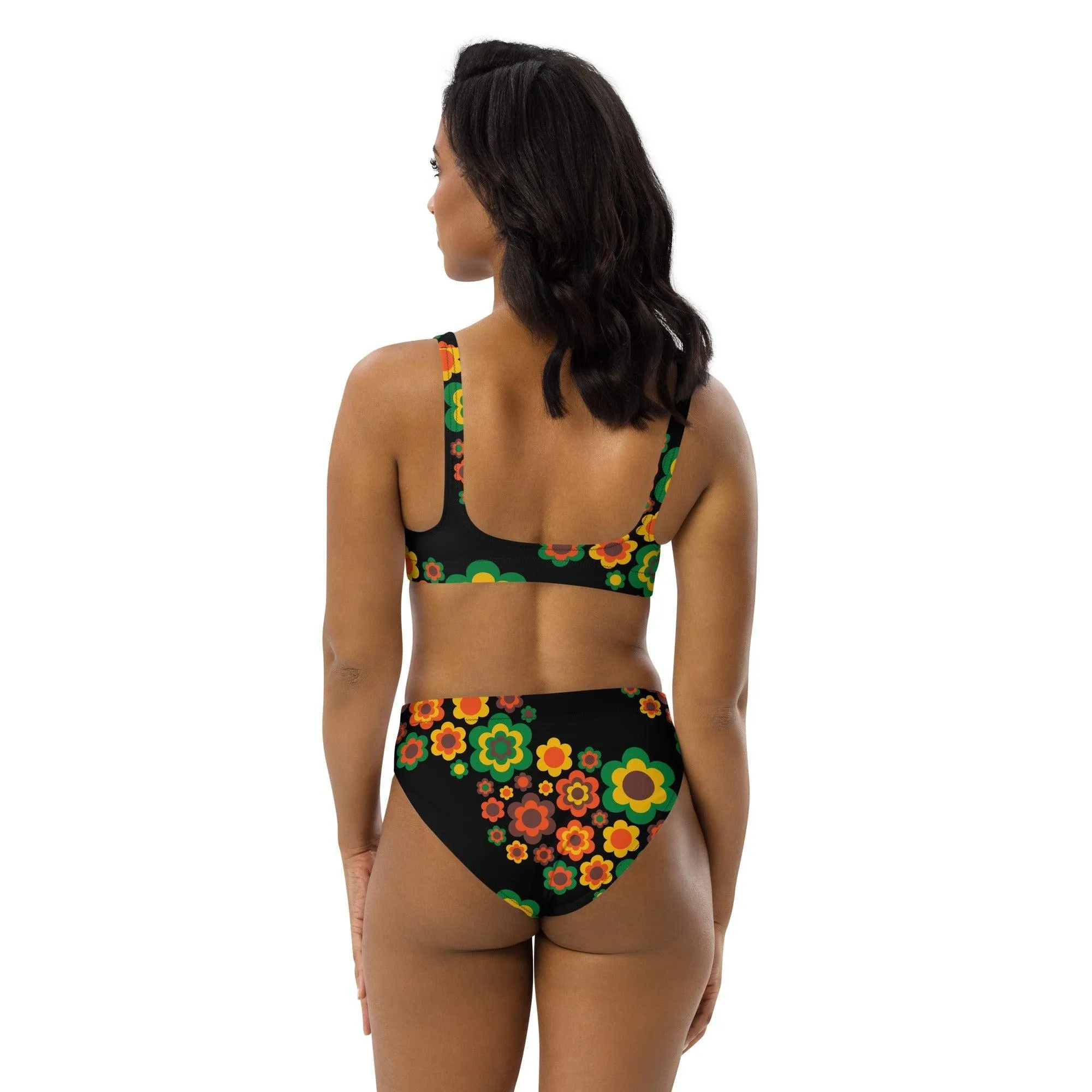 FLORA FOREVER retro - Bikinis made of recycled material