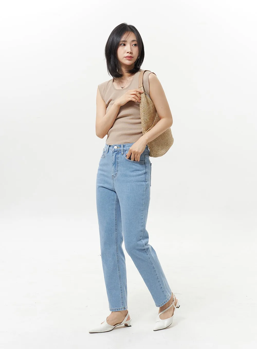 High Waist Jeans OY330