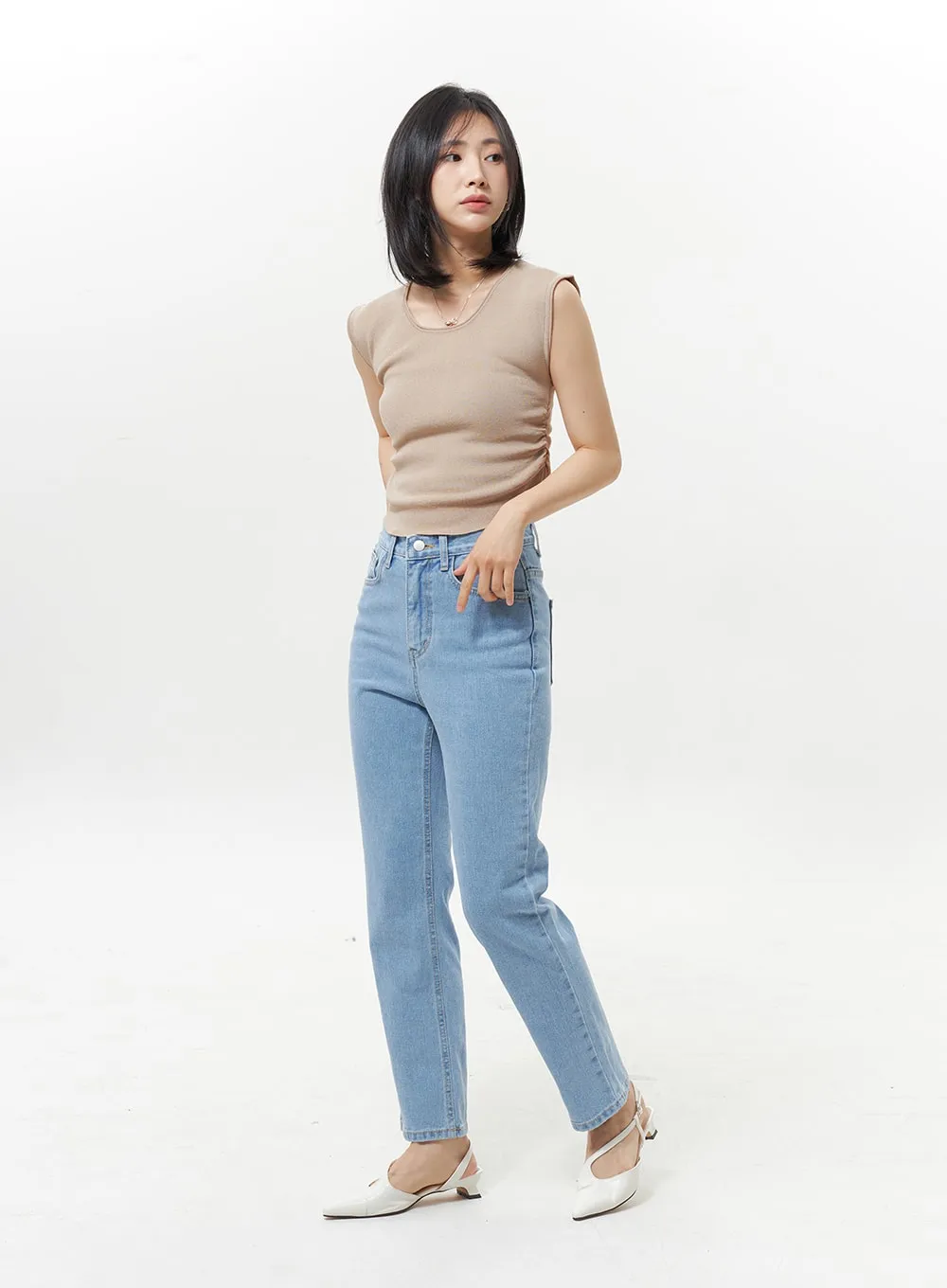 High Waist Jeans OY330