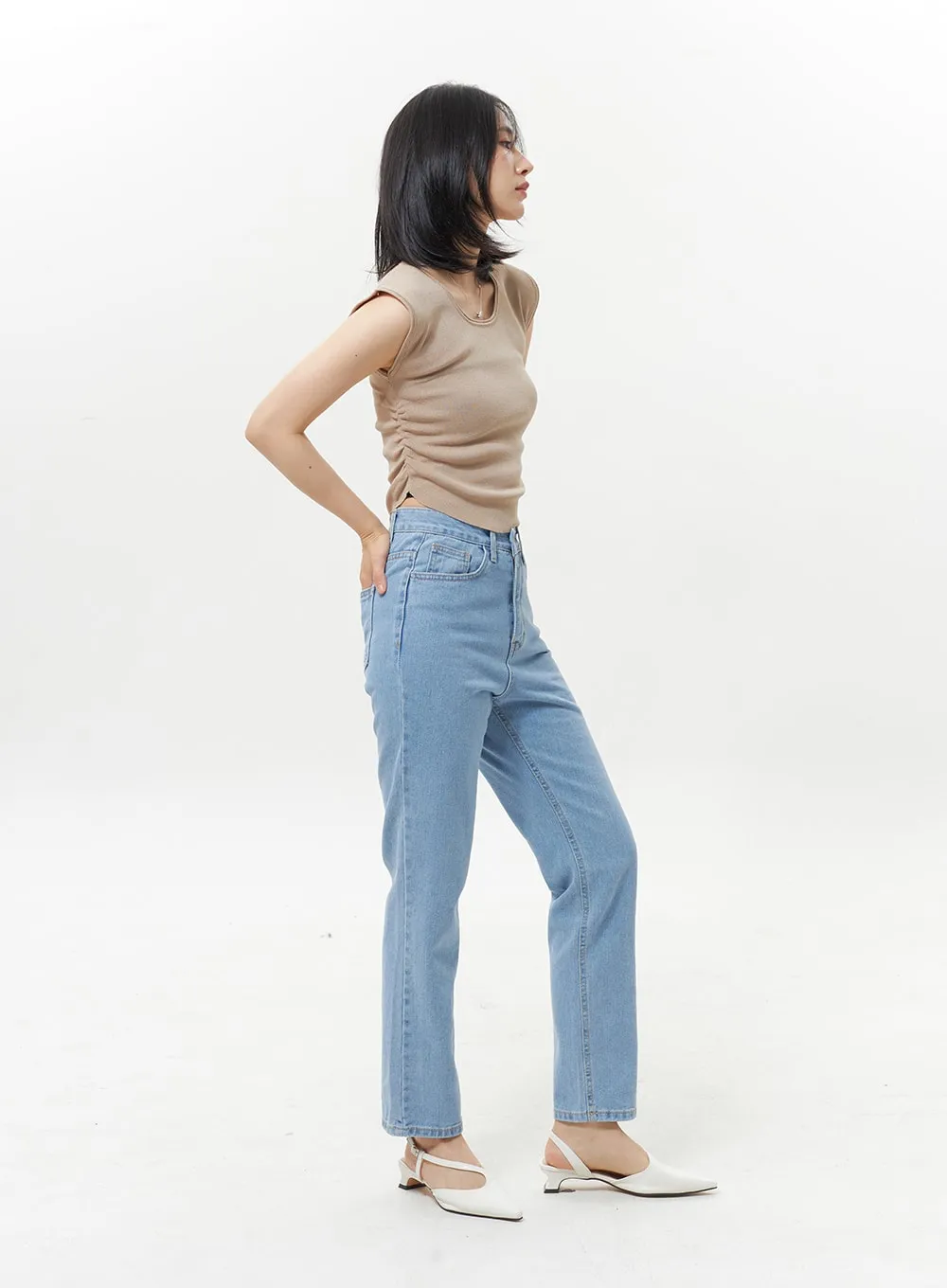 High Waist Jeans OY330