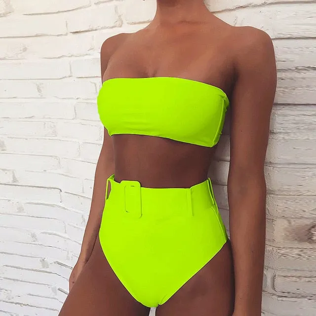 High Waist two piece swimsuits