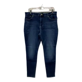 Jeans Skinny By Lee In Blue Denim, Size:14