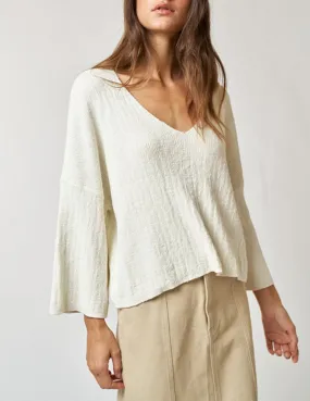 Katia Draped V-Neck Sweater