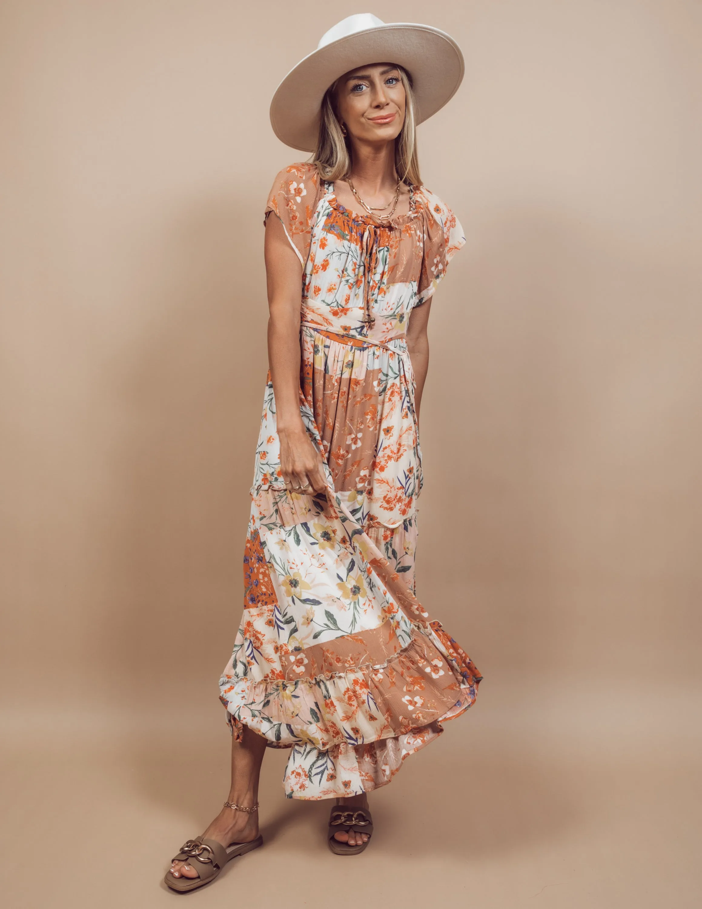 Kristina Floral Printed Dress