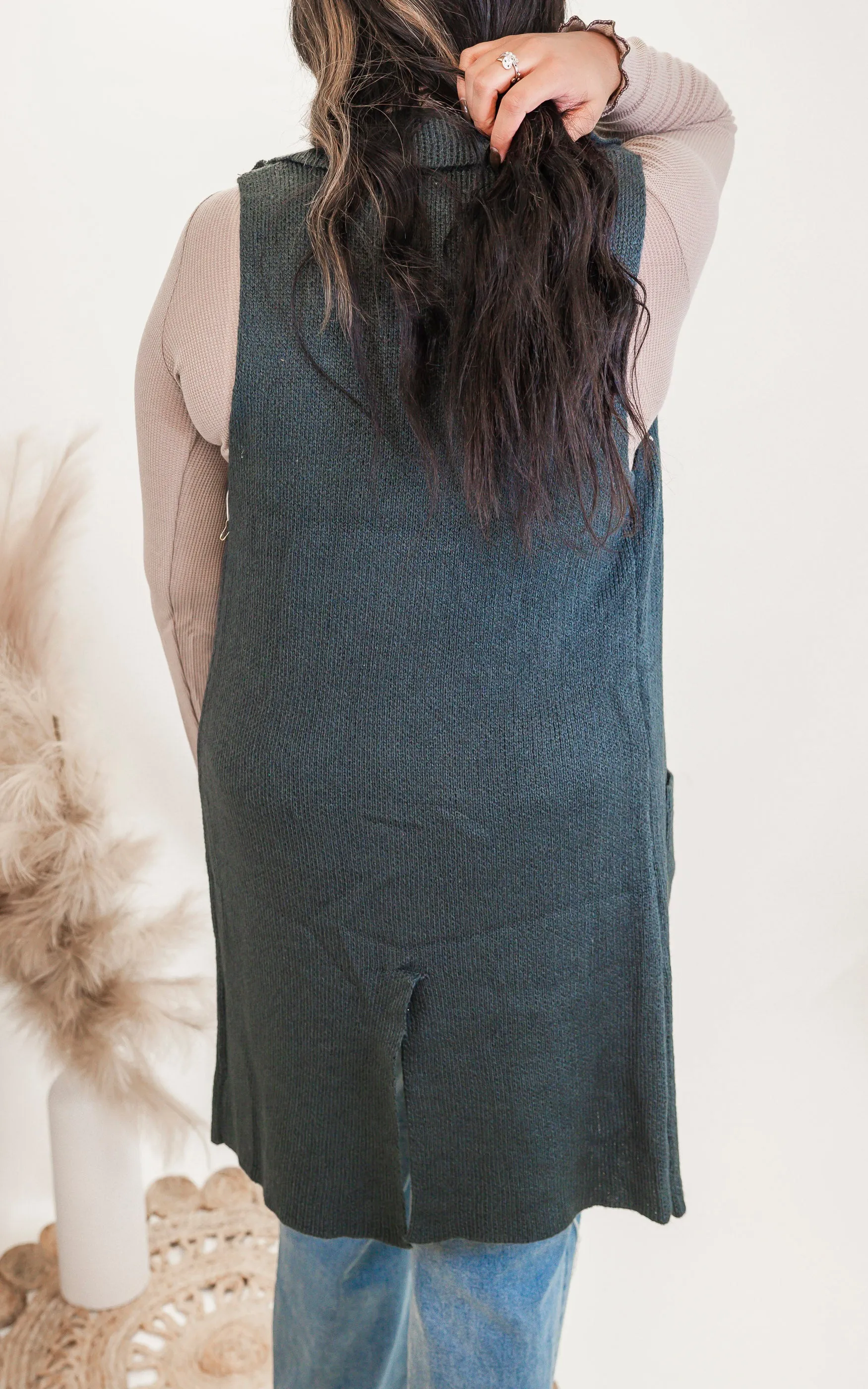 Long Sweater Vest - Final Sale