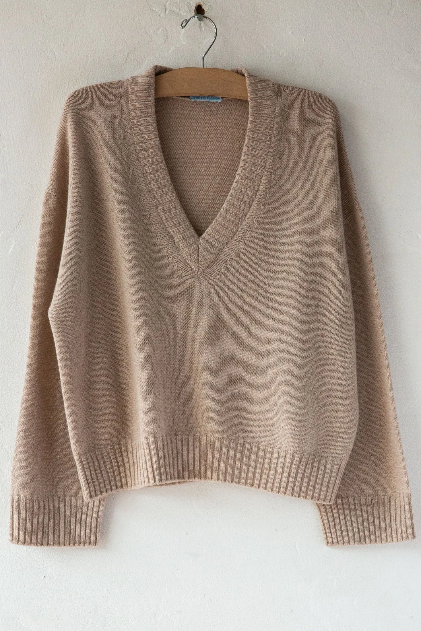 Merino/Cashmere V Neck