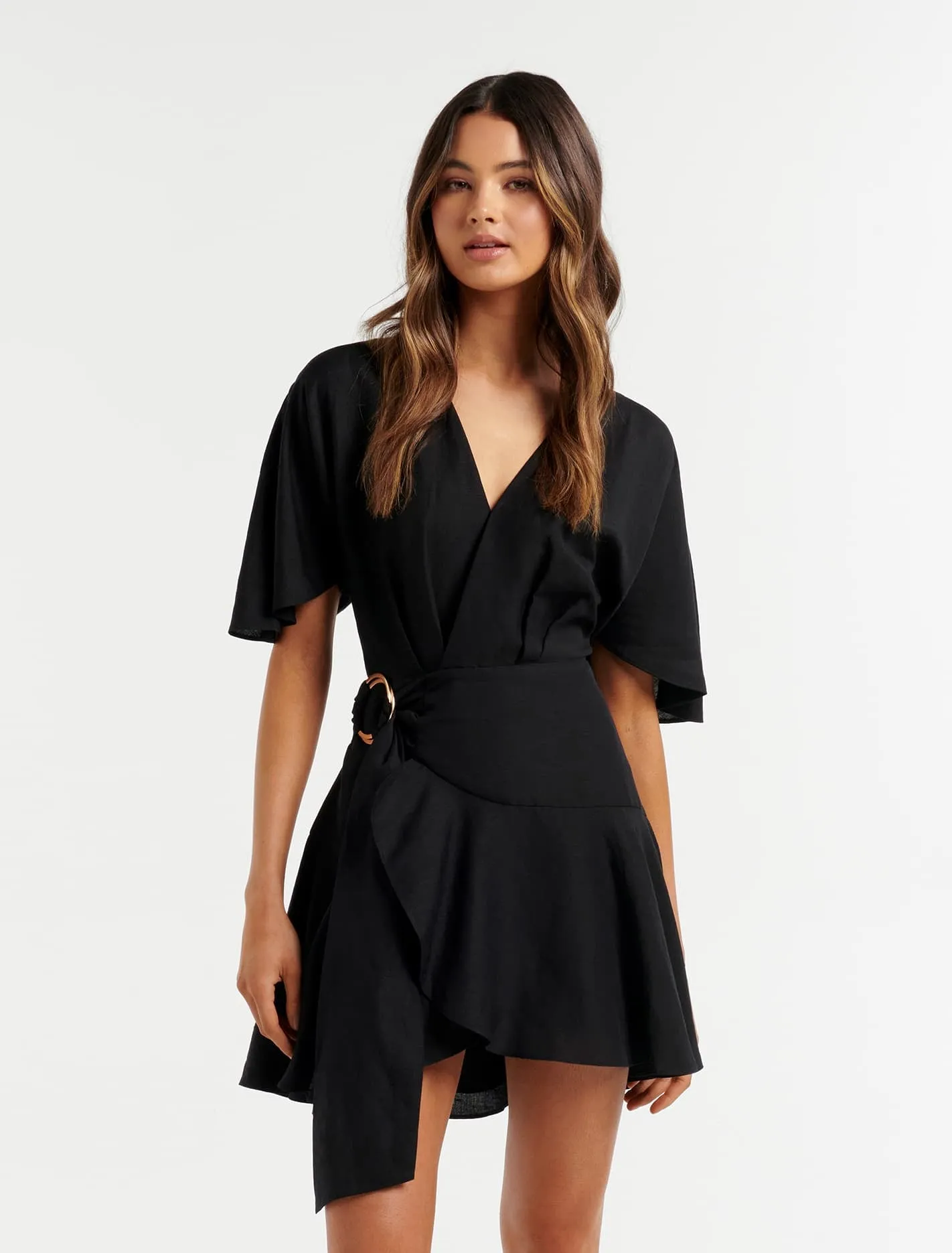 Mia Wrap Mini Dress