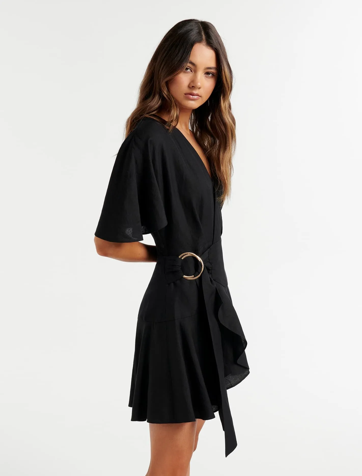 Mia Wrap Mini Dress