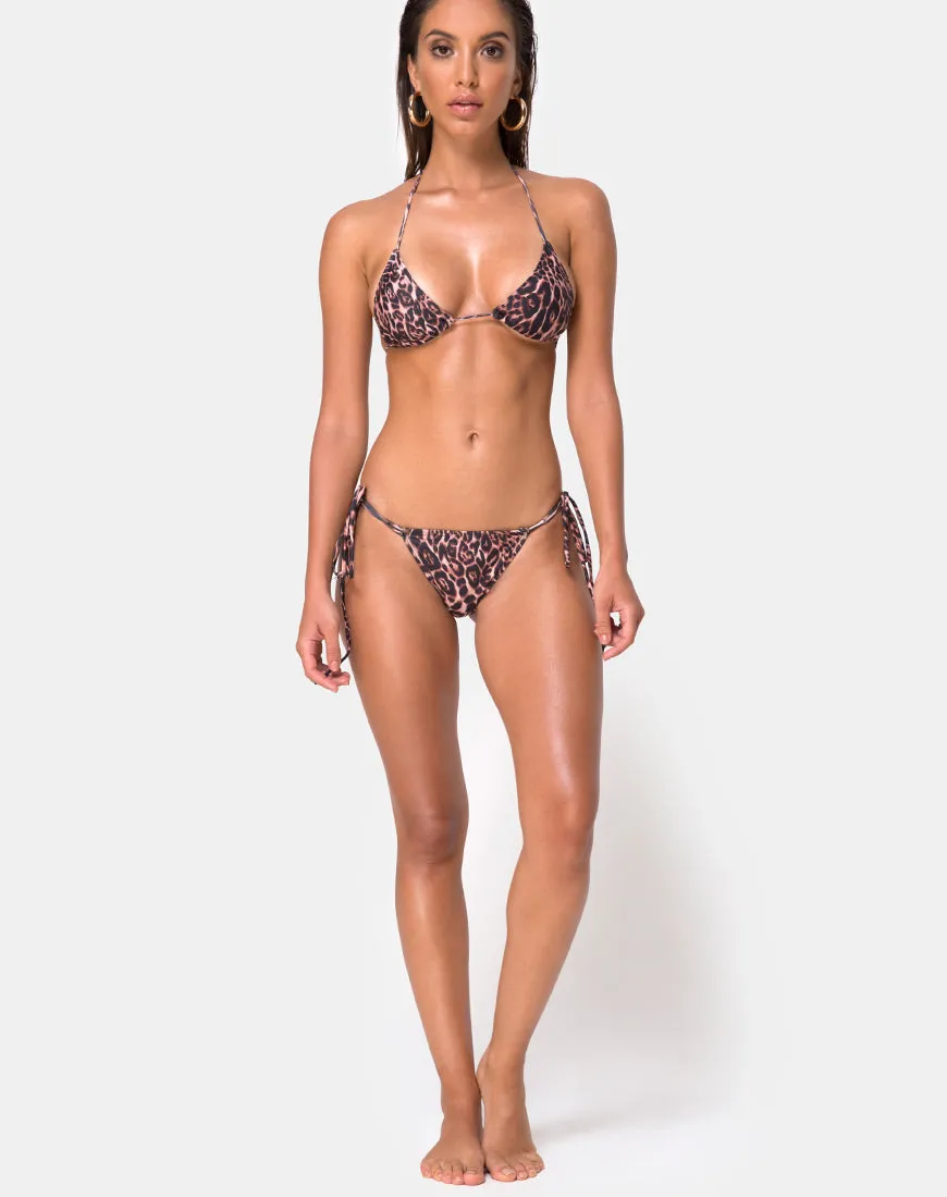 Monet Bikini Bottom in Magic leopard