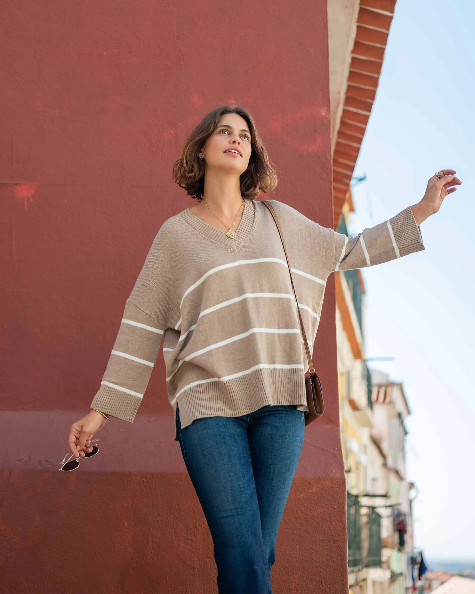 Montauk V-neck Sweater