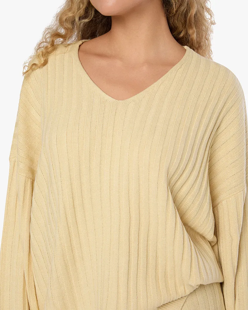 Oversized V Neck Sweater