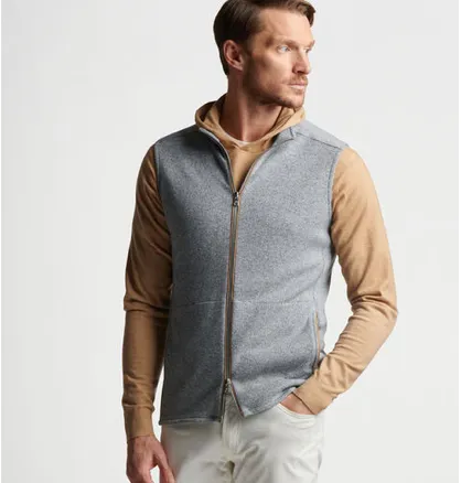 Peter Millar Match Vest Grey