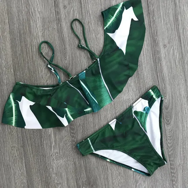 Sexy Bandeau Push Up Bikini Set Swim Wear