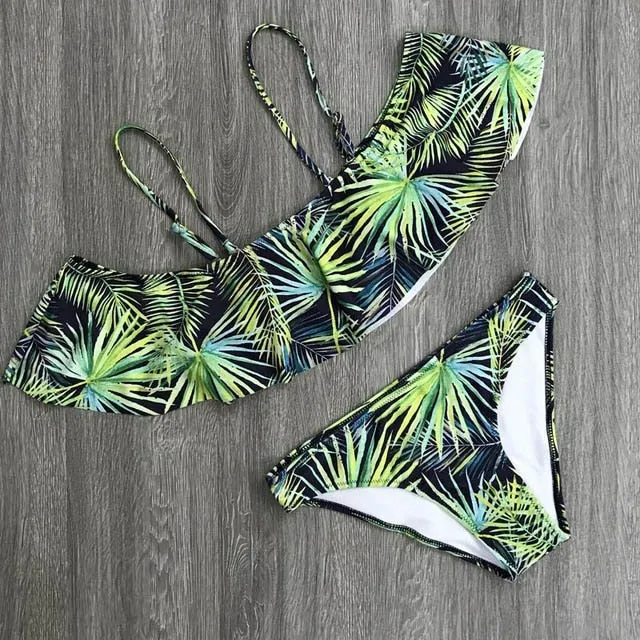 Sexy Bandeau Push Up Bikini Set Swim Wear