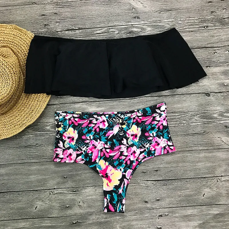 Sexy Bandeau Push Up Bikini Set Swim Wear