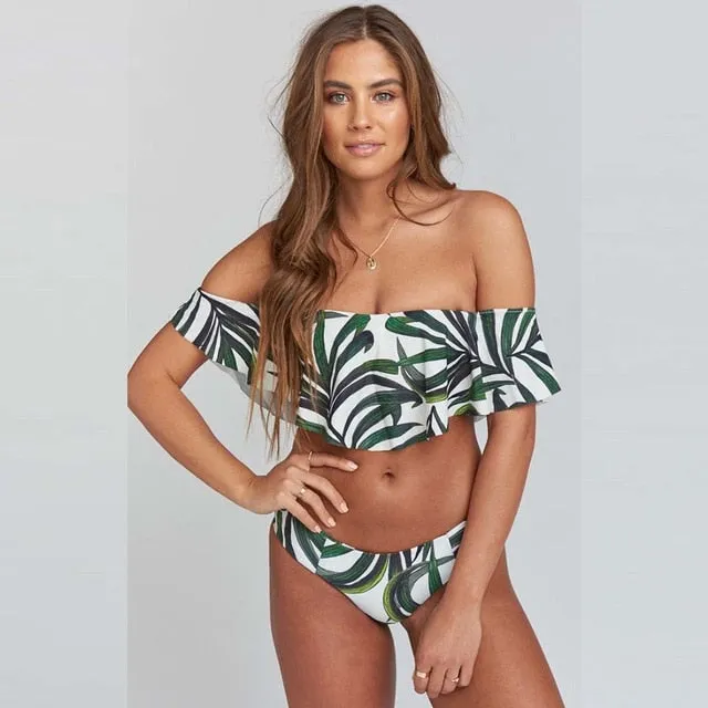 Sexy Bandeau Push Up Bikini Set Swim Wear