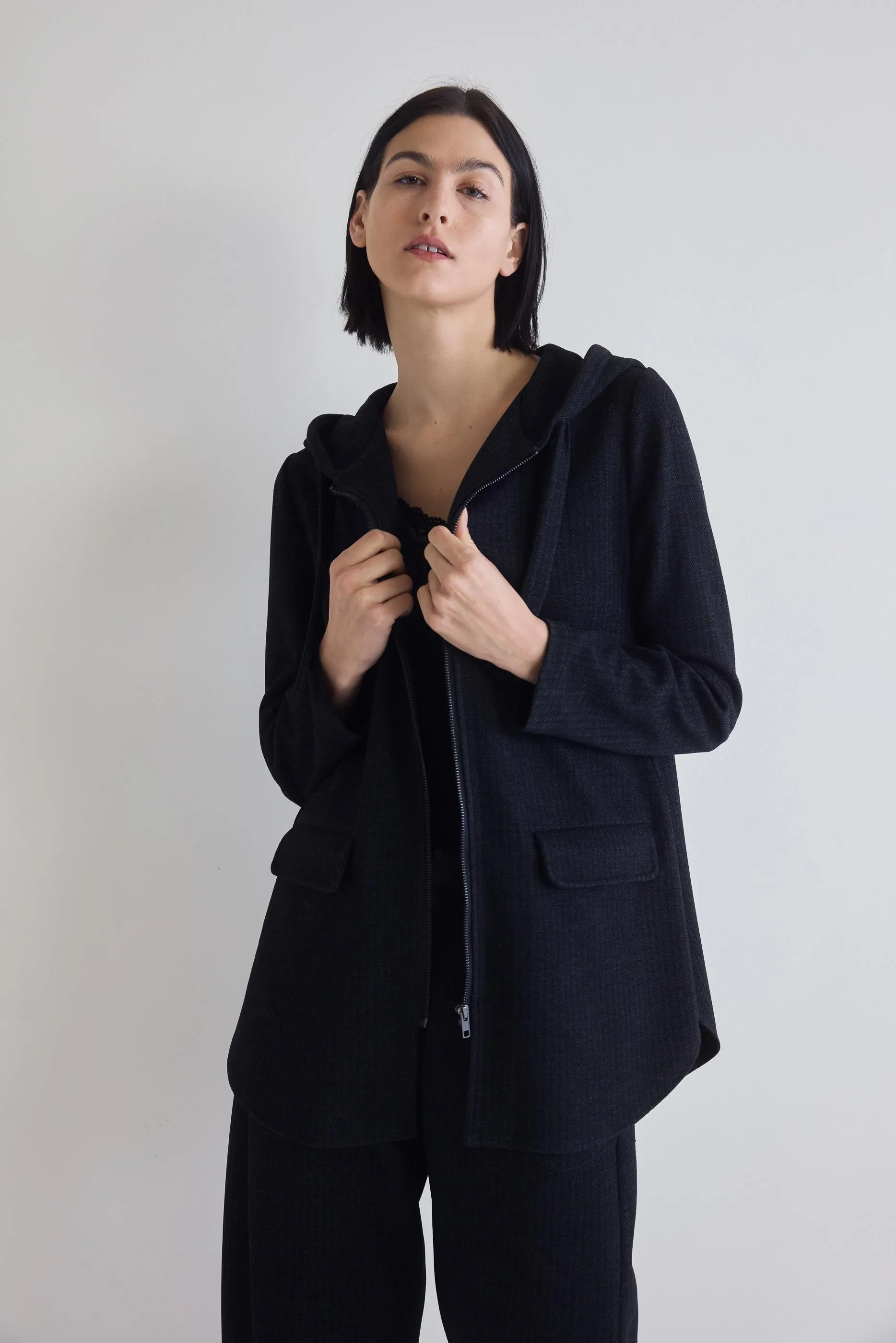 The Hooded Ponte Jacket