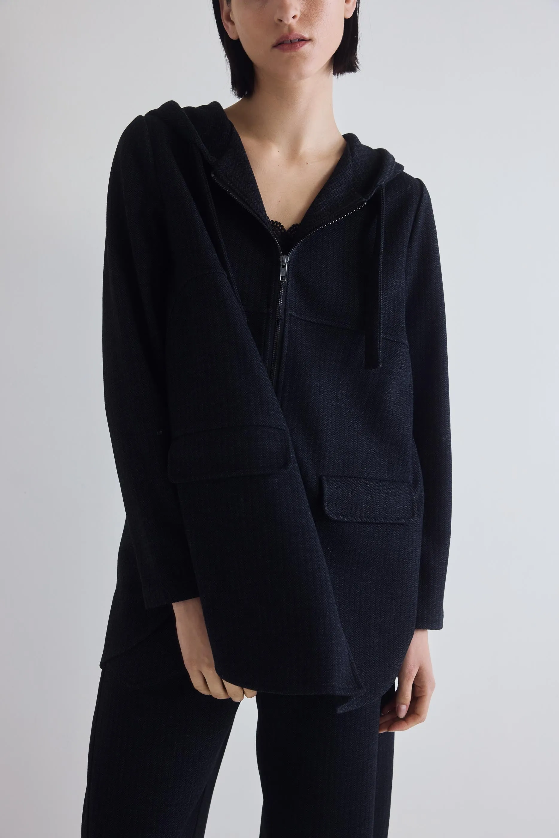 The Hooded Ponte Jacket