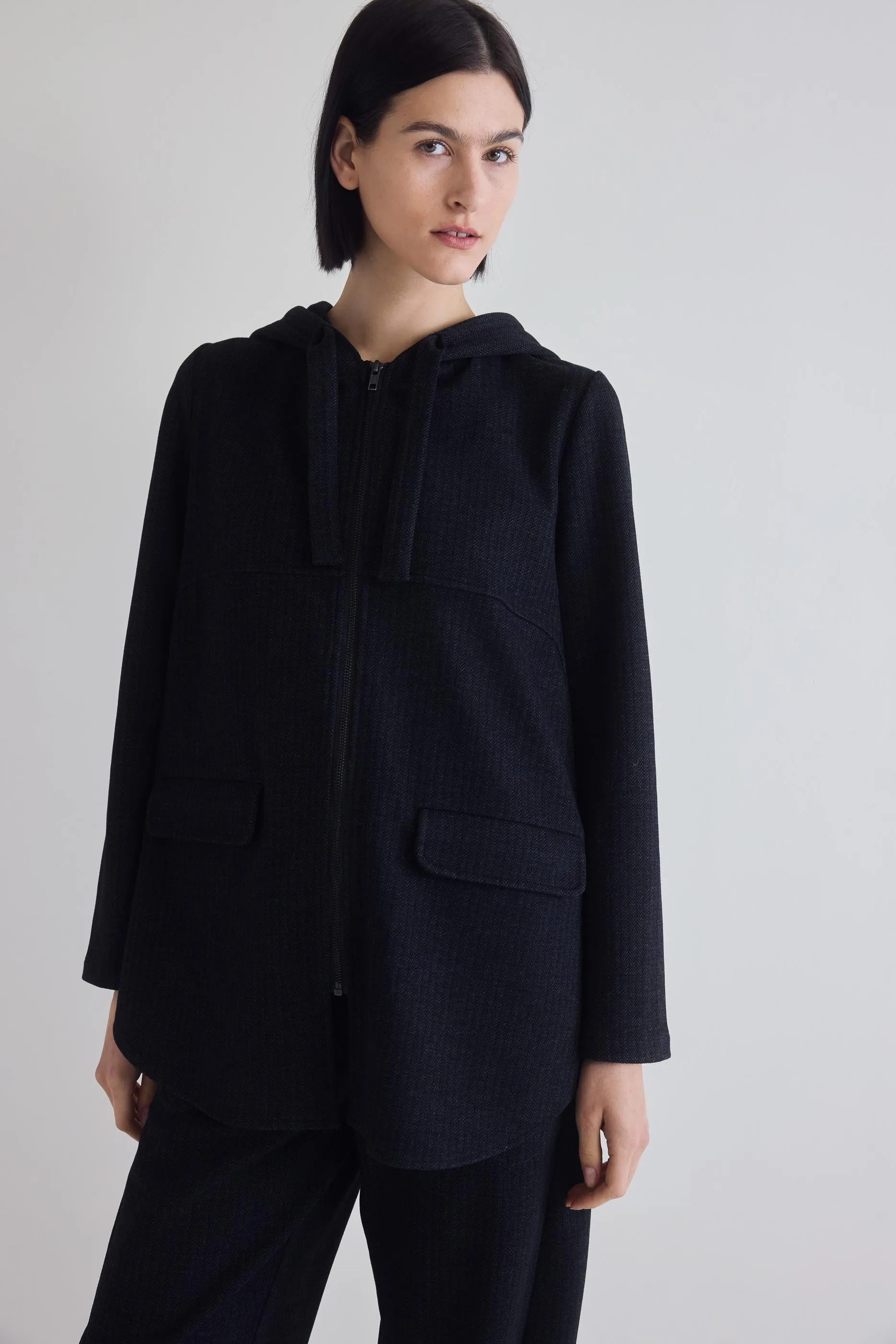 The Hooded Ponte Jacket