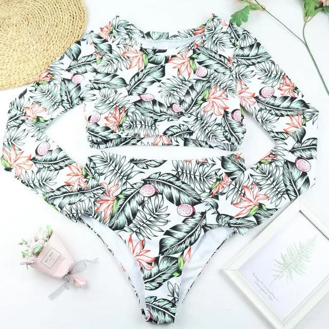 Women Long Sleeve Swimwear