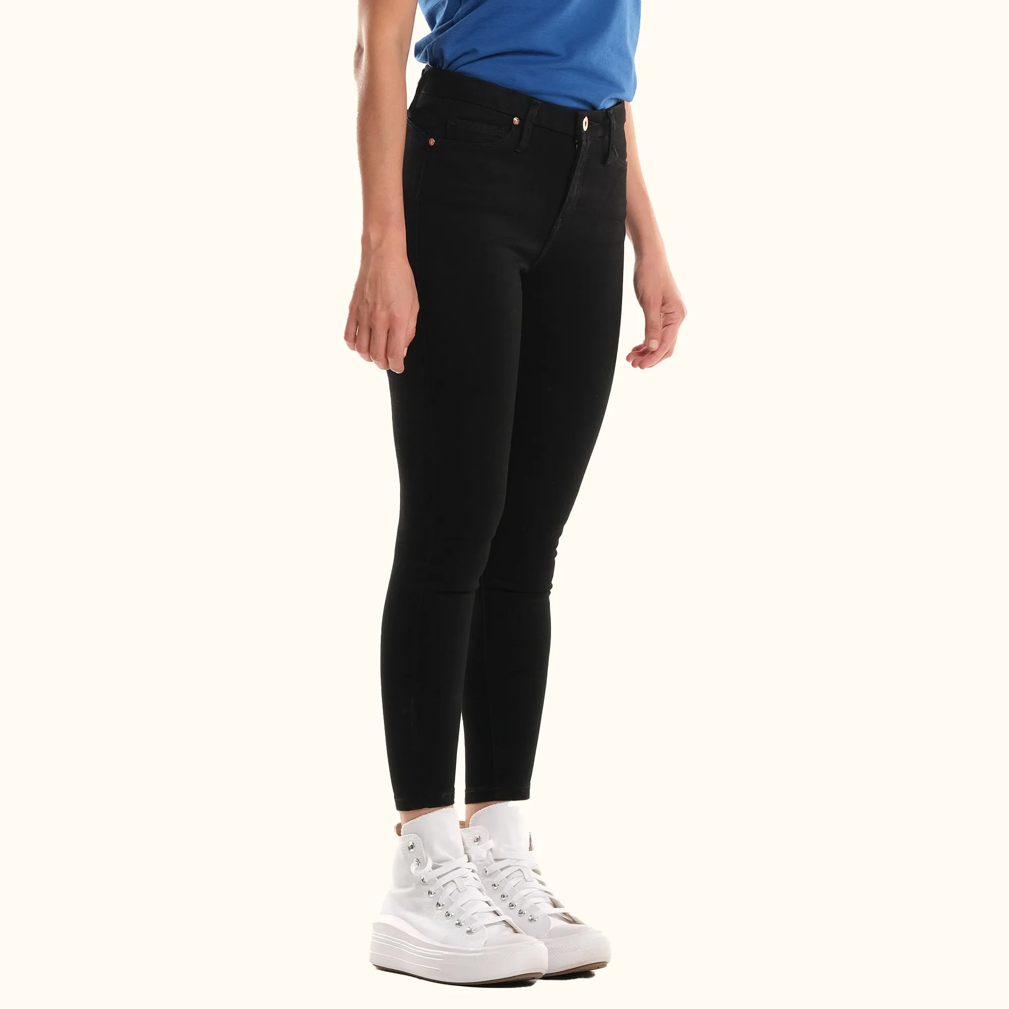 WOMENS ULTRA STRETCH JEANS IN BLACK RINSE